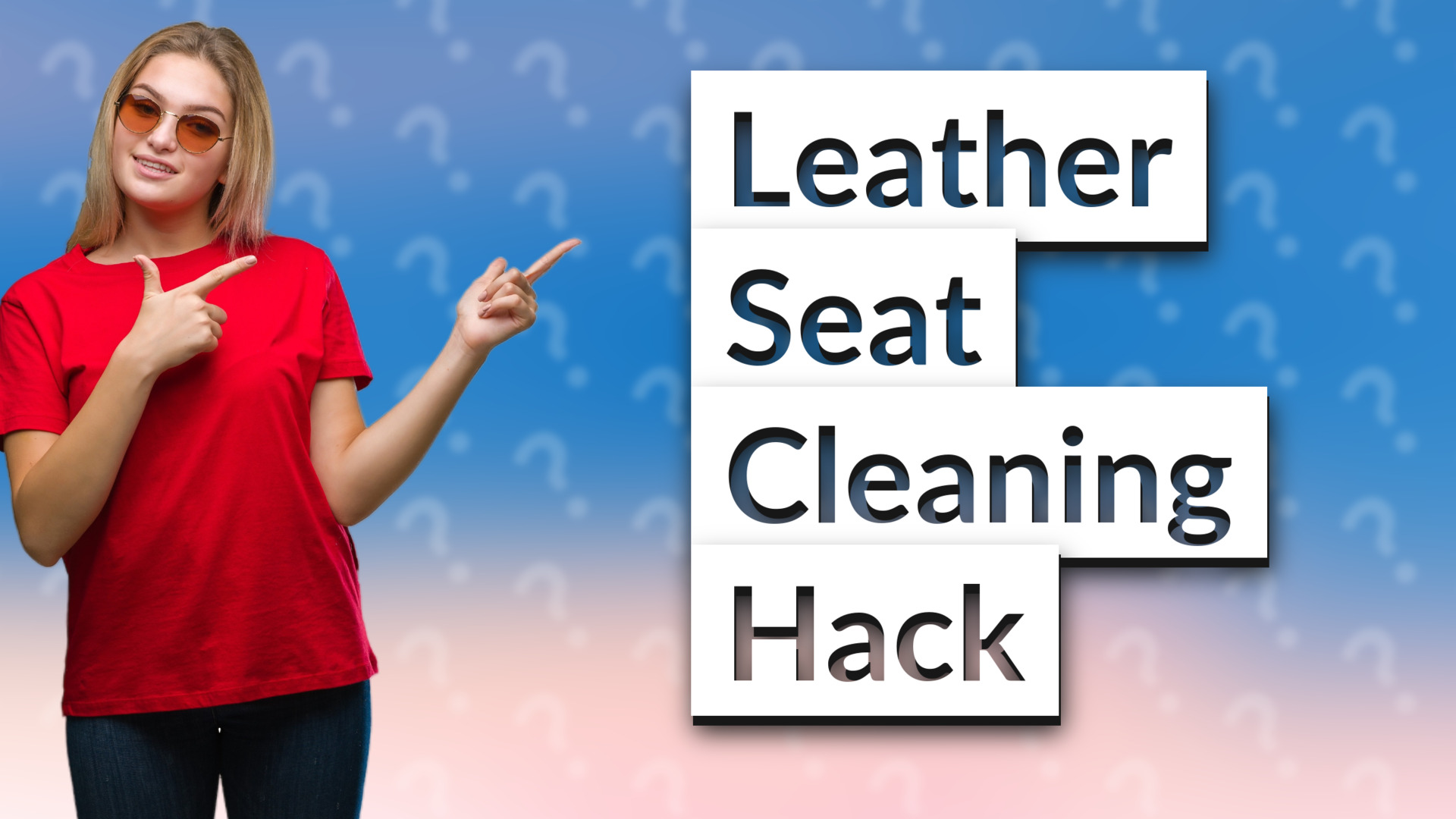 Leather Seat Cleaning Hack