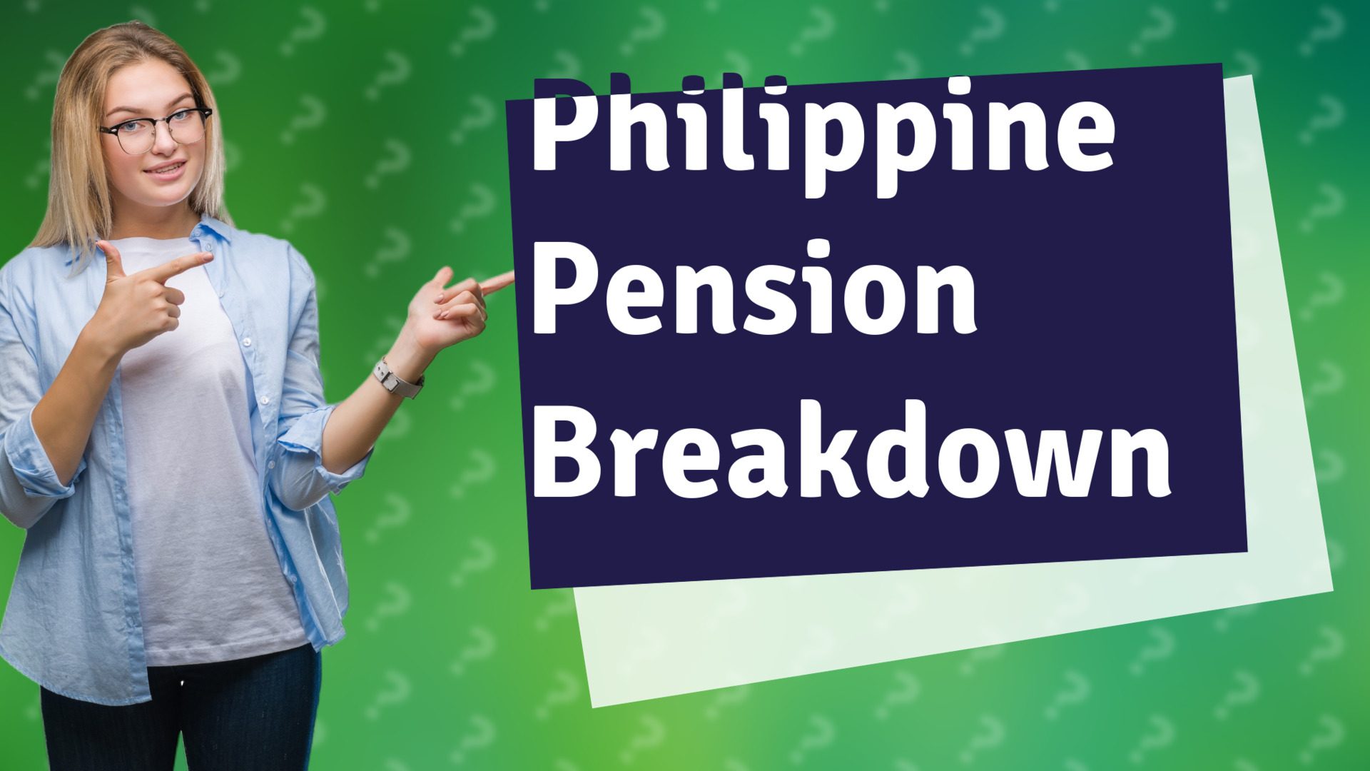 Philippine Pension Breakdown