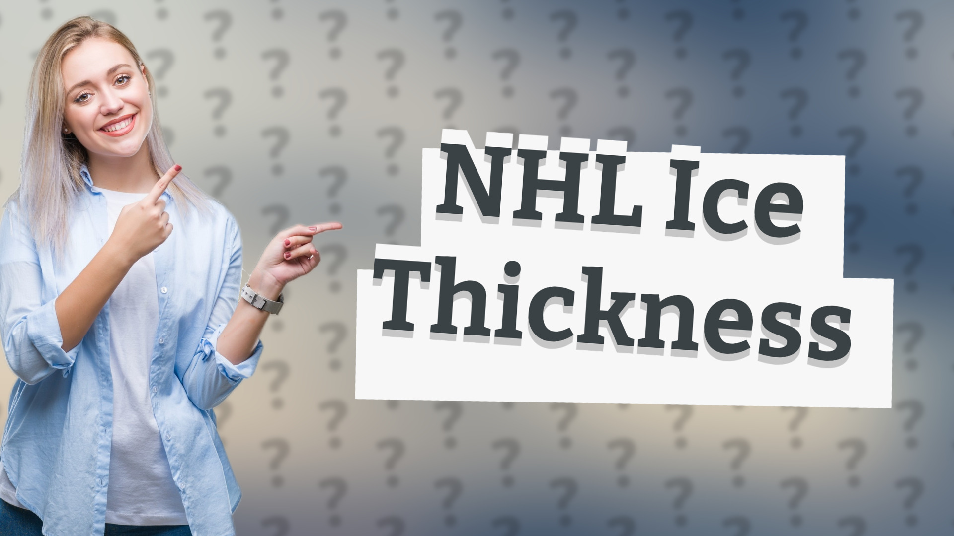 NHL Ice Thickness