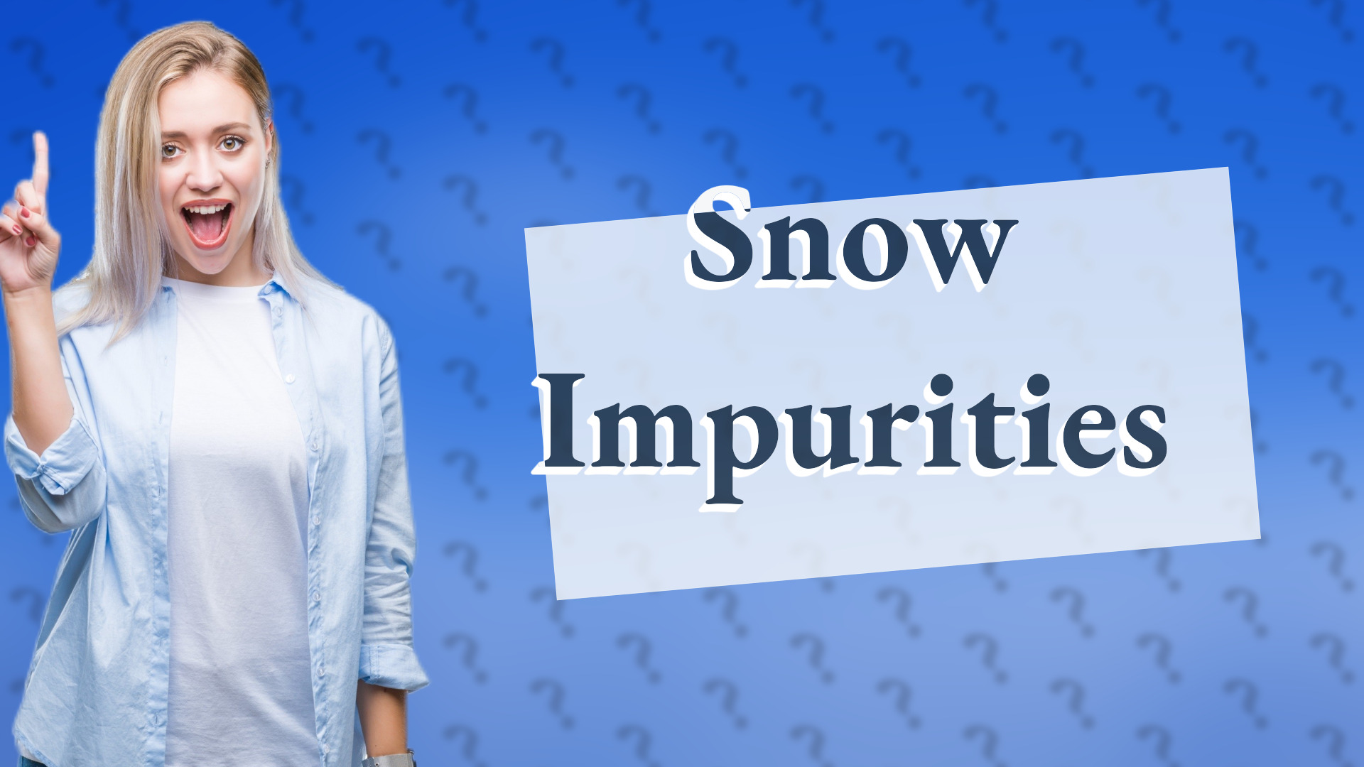 Snow Impurities
