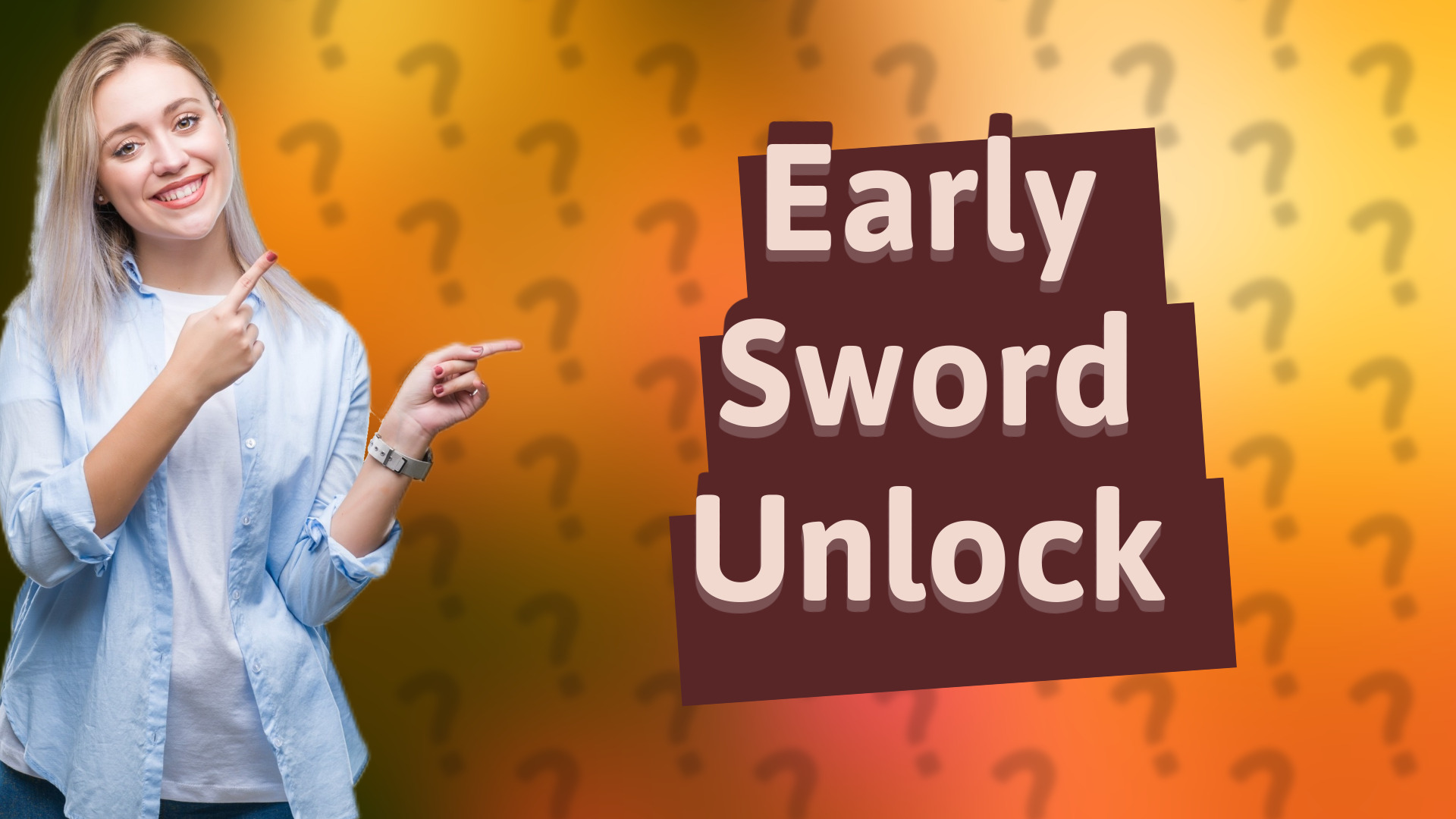 Early Sword Unlock