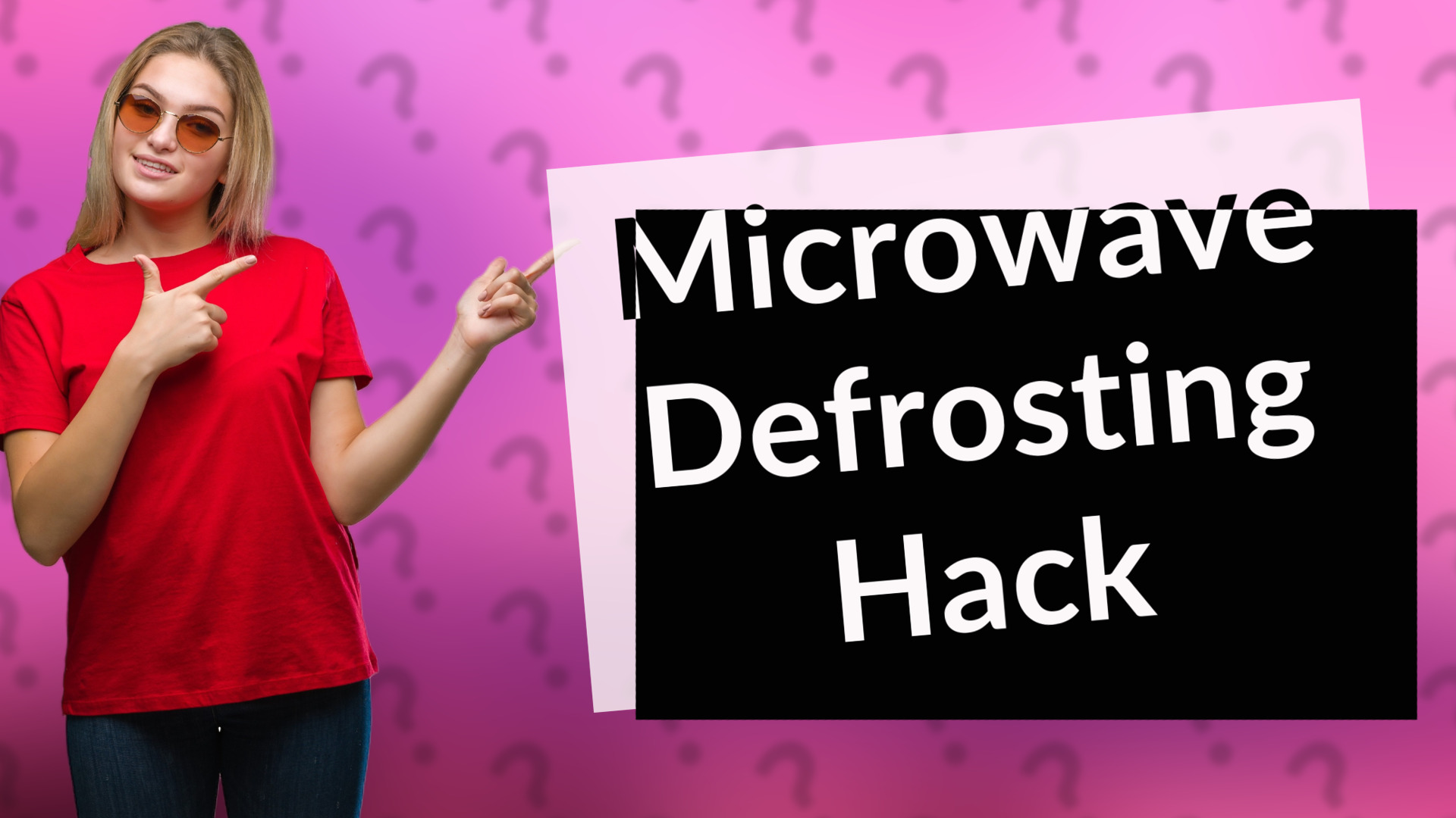 Microwave Defrosting Hack