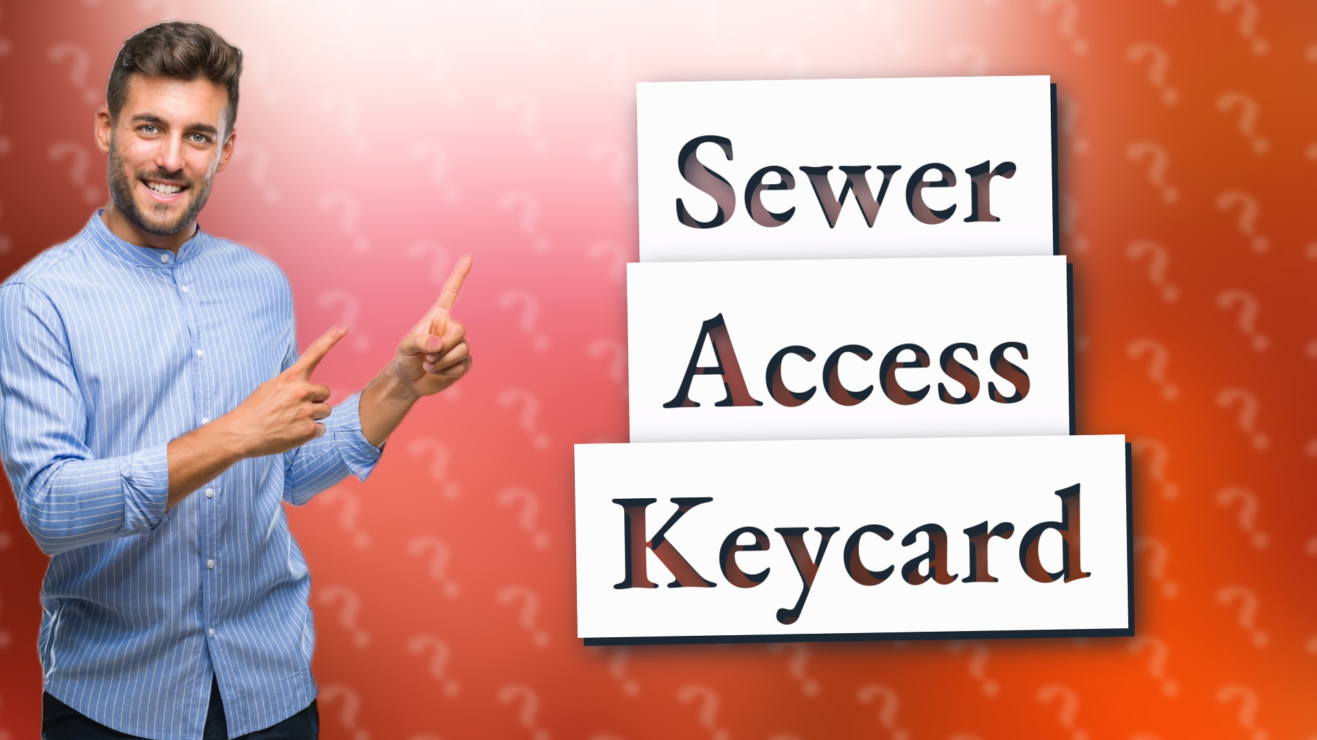 Sewer Access Keycard