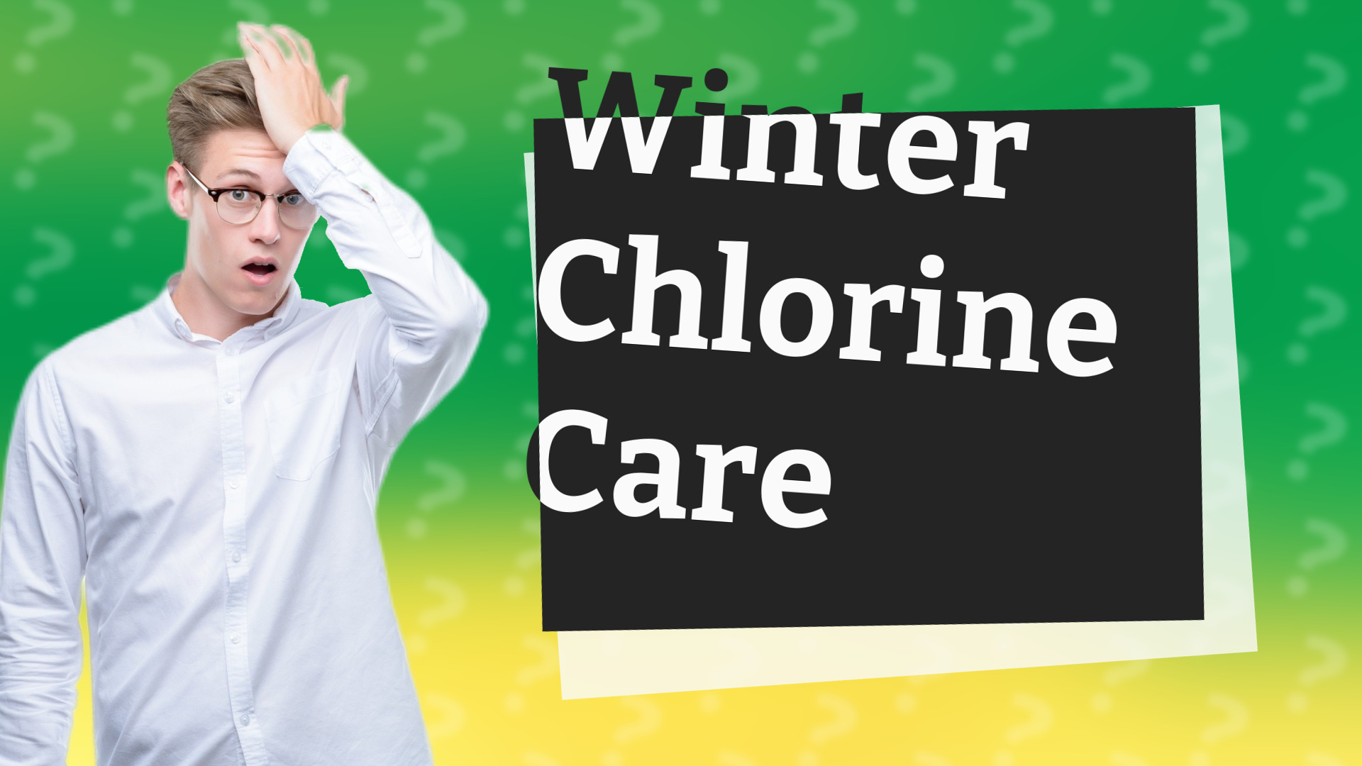 Winter Chlorine Care