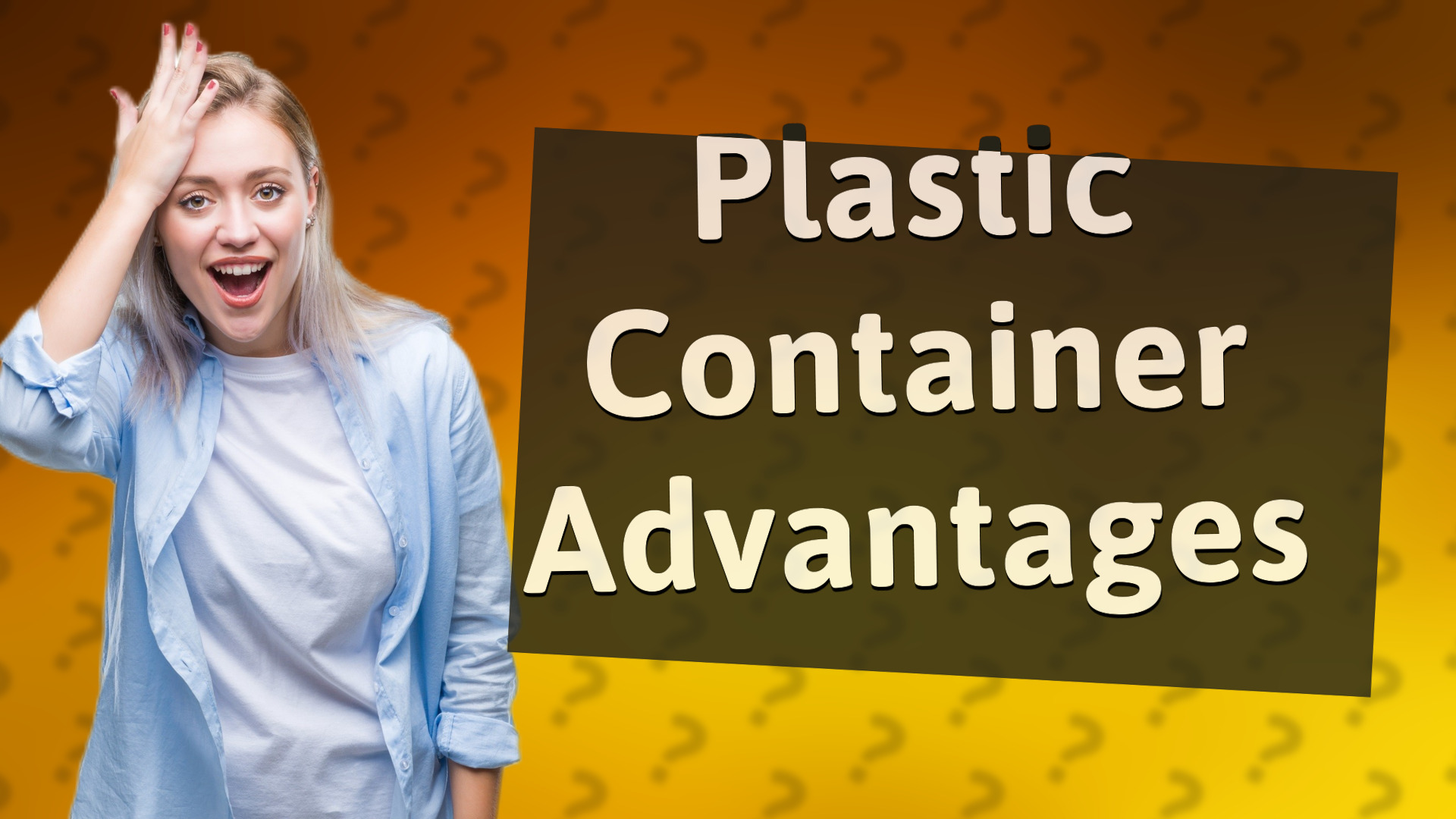Plastic Container Advantages