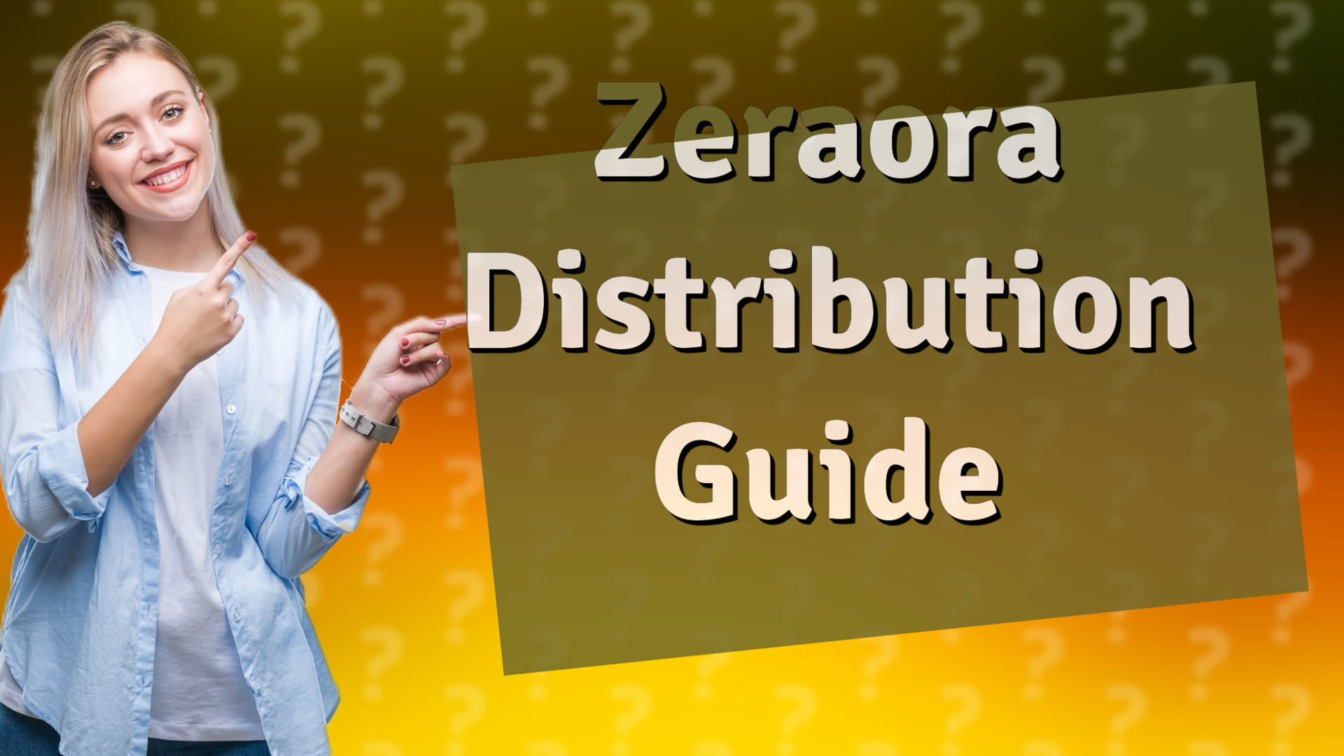Zeraora Distribution Guide