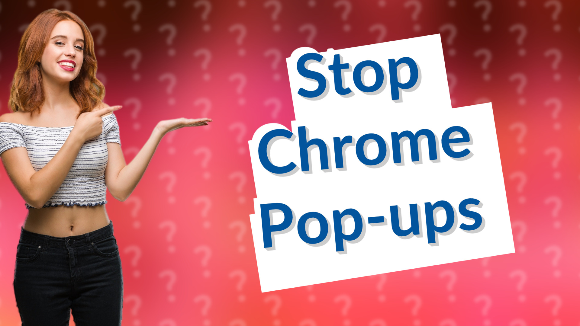 Stop Chrome Pop-ups