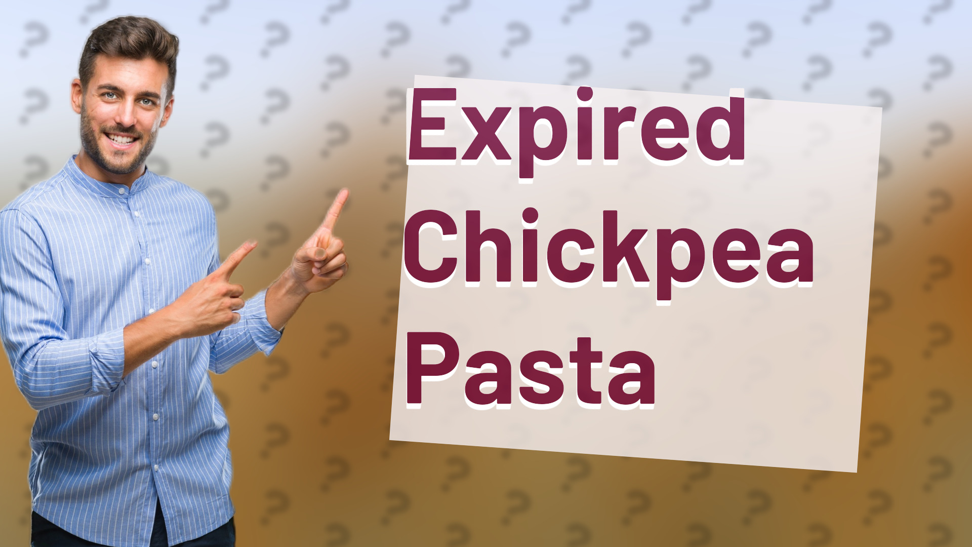 Expired Chickpea Pasta