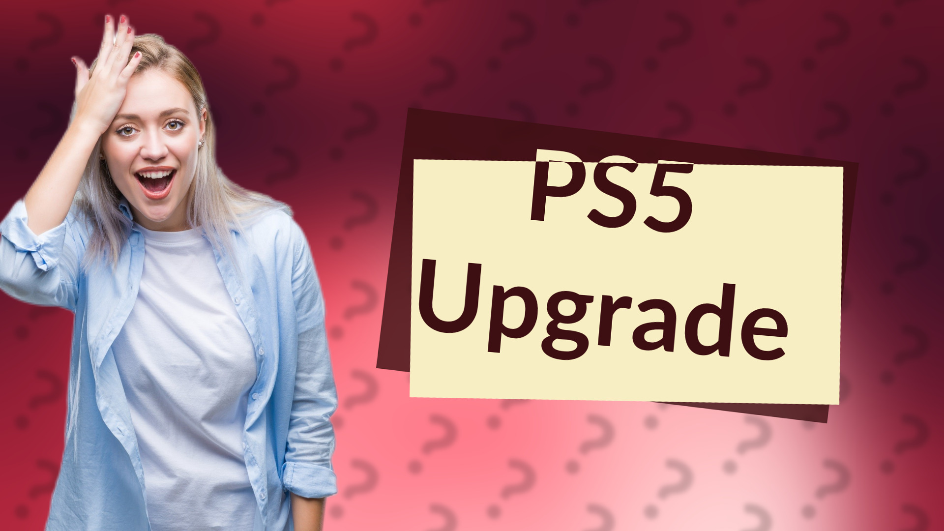 PS5 Upgrade