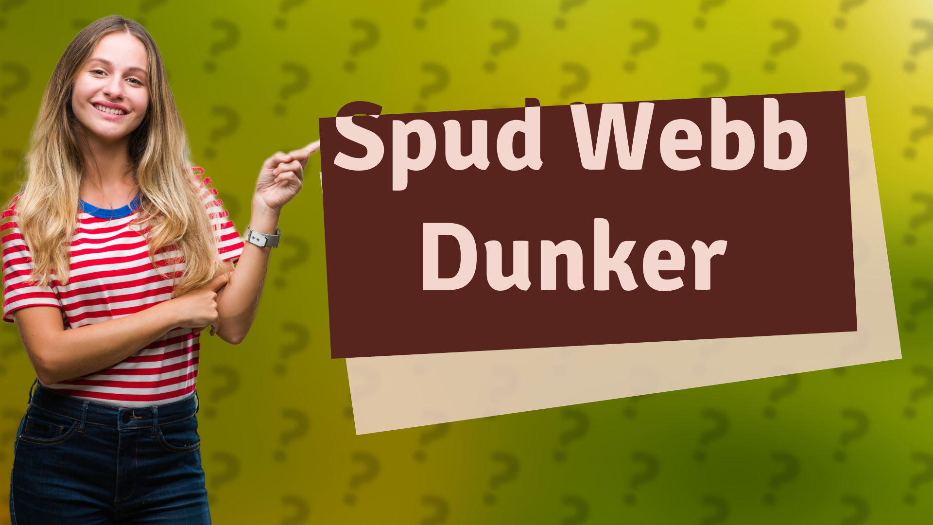 Spud Webb Dunker