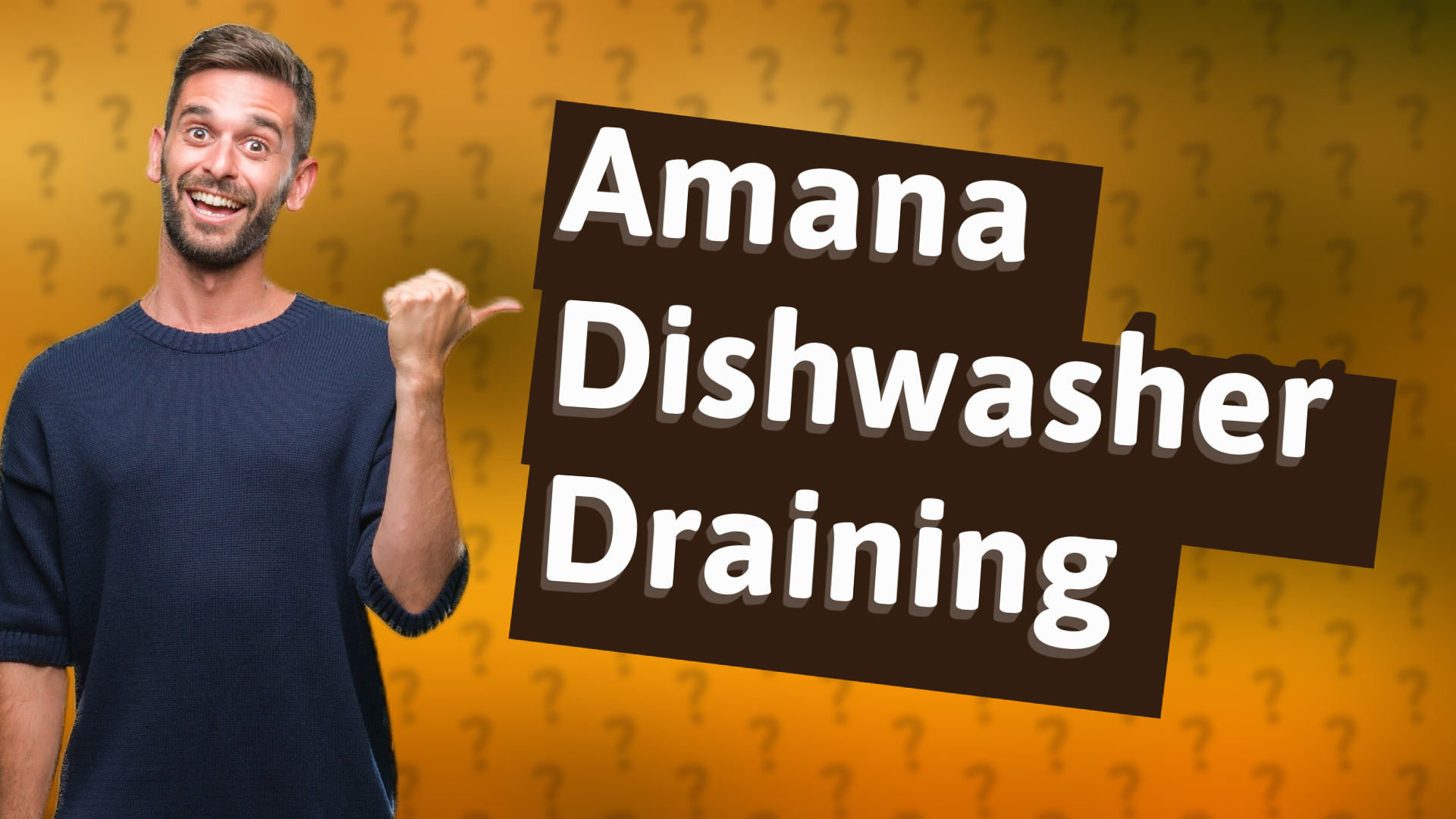 Amana Dishwasher Draining