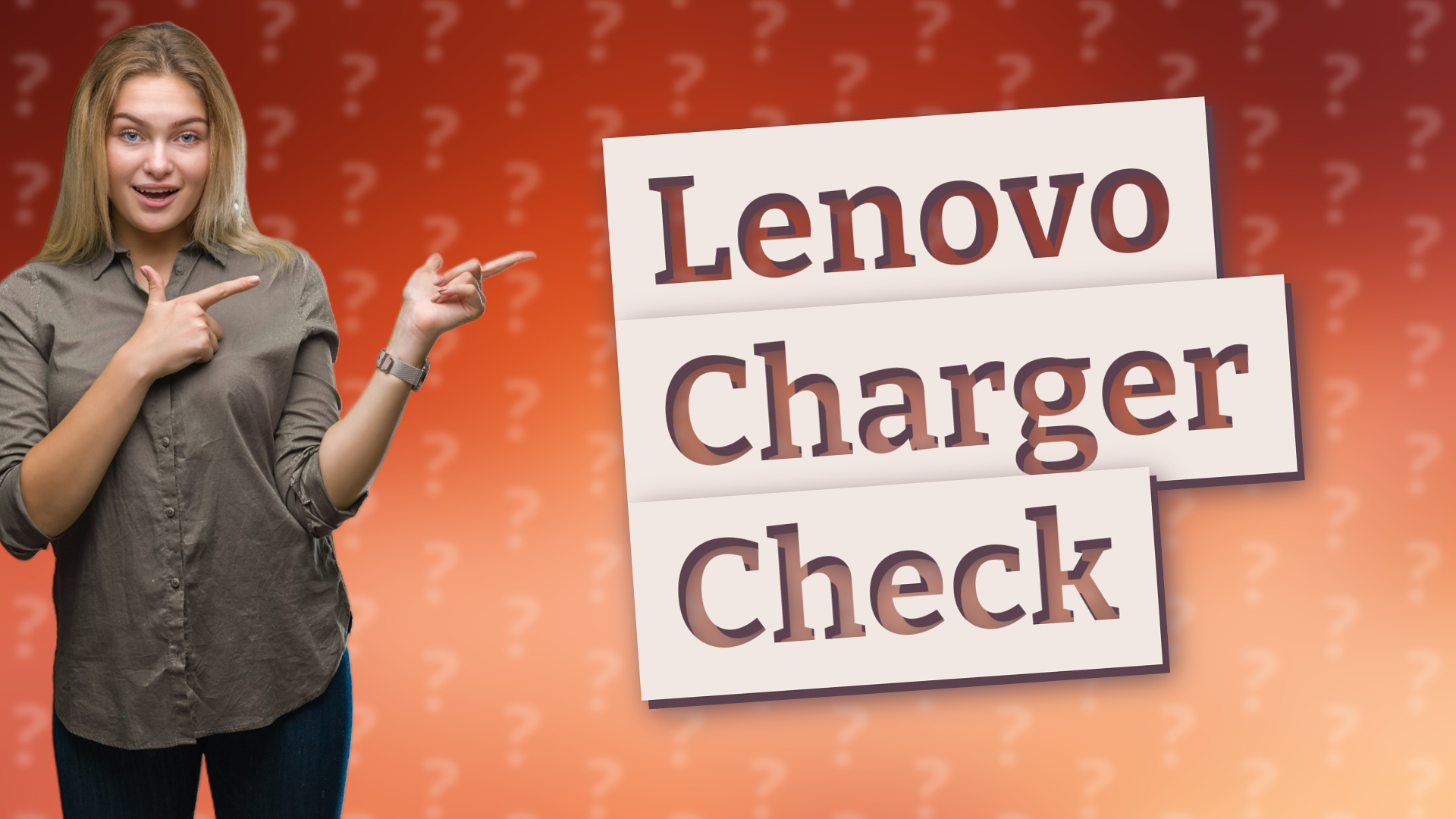Lenovo Charger Check