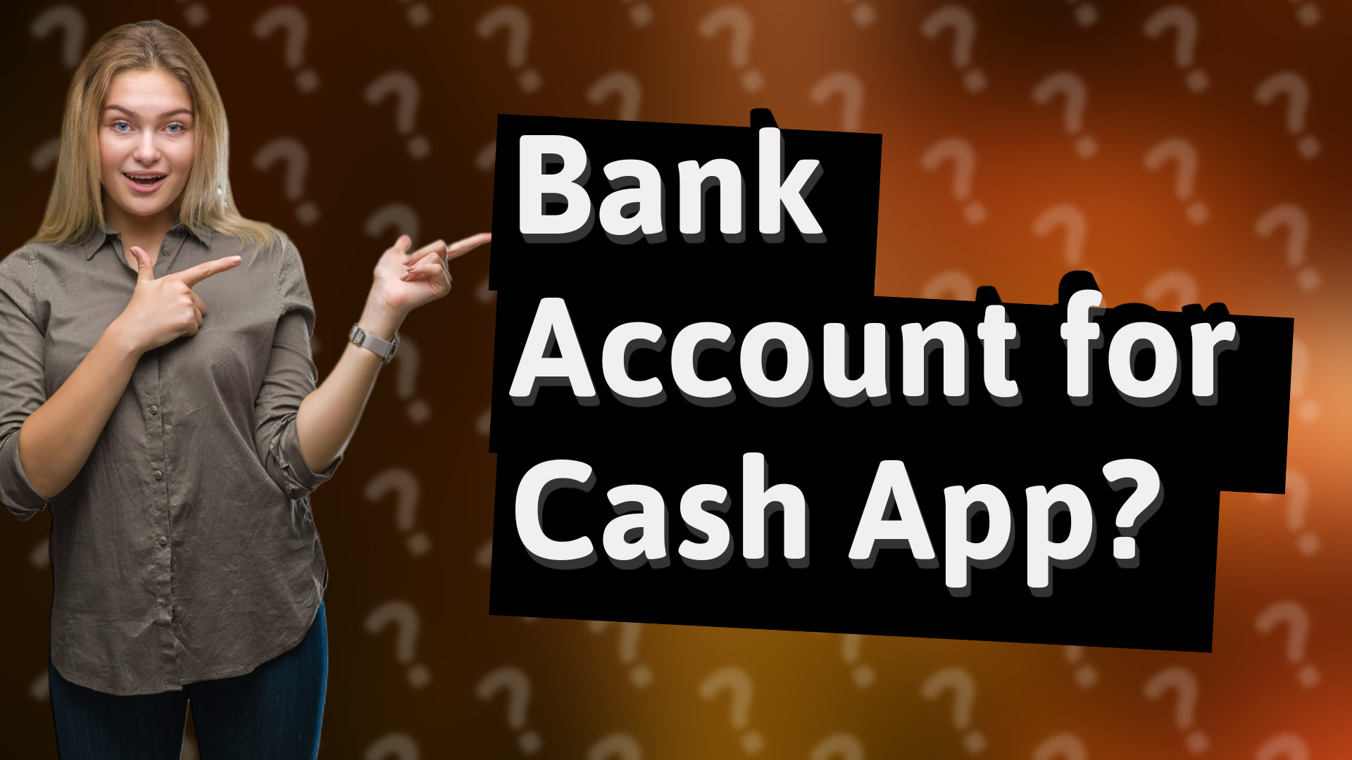 Bank Account for Cash App?