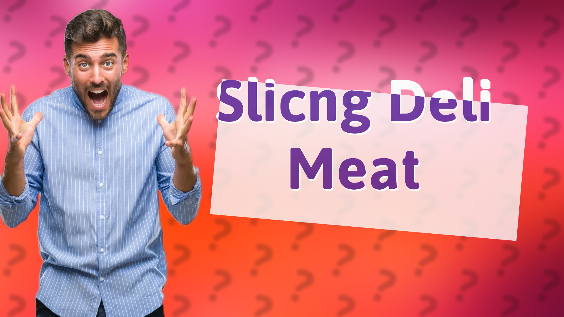 Slicng Deli Meat