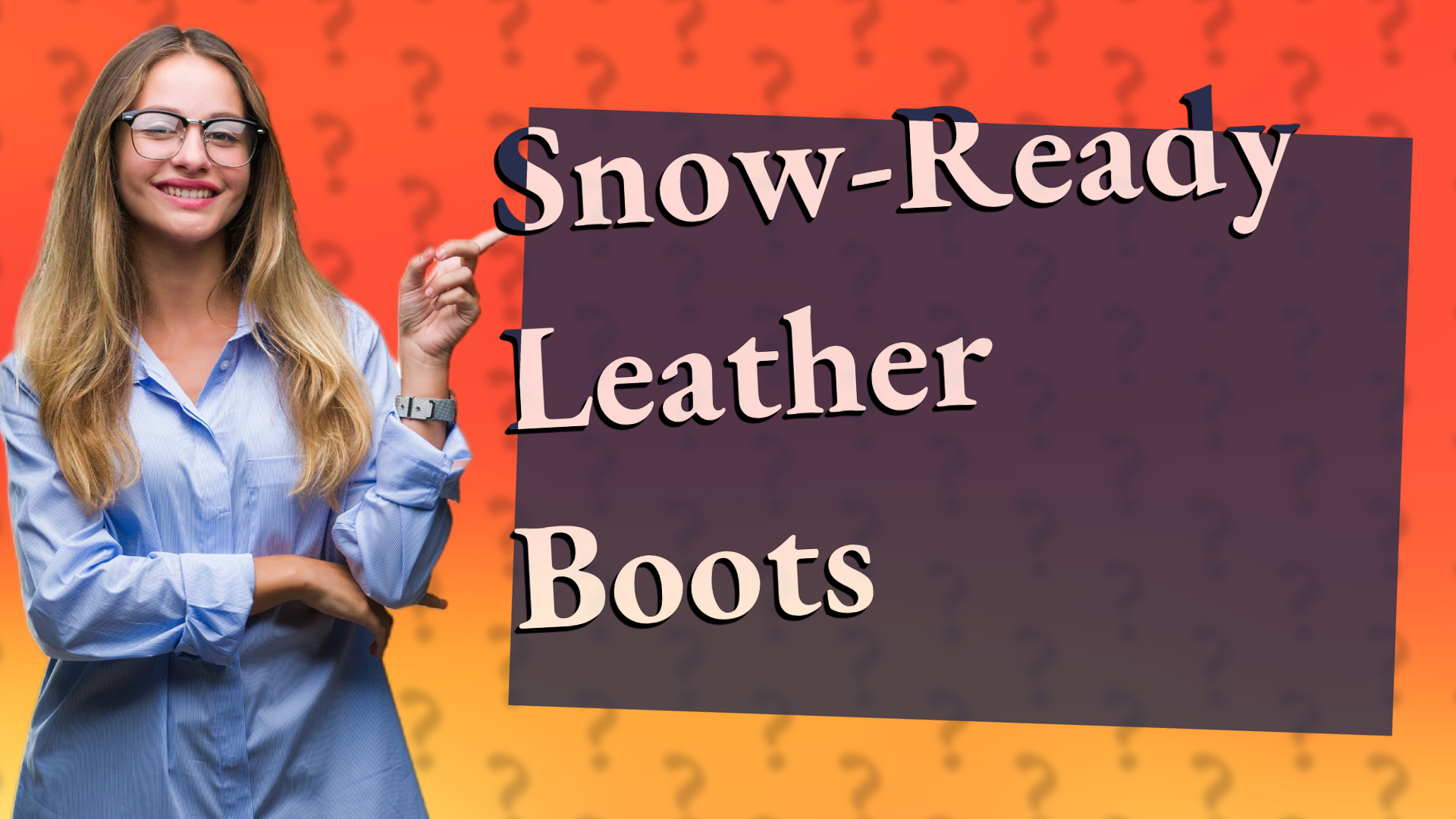 Snow-Ready Leather Boots
