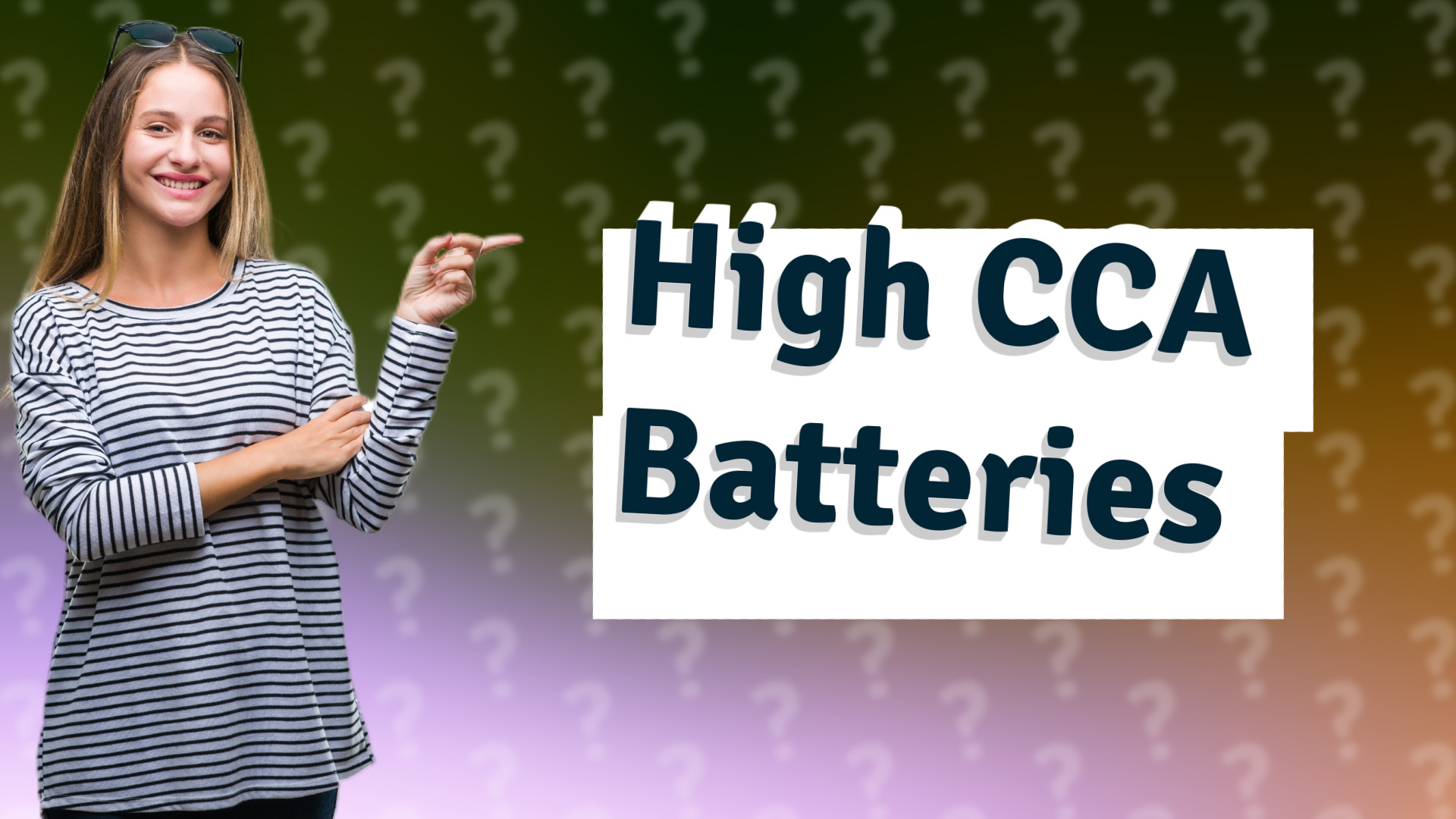 High CCA Batteries