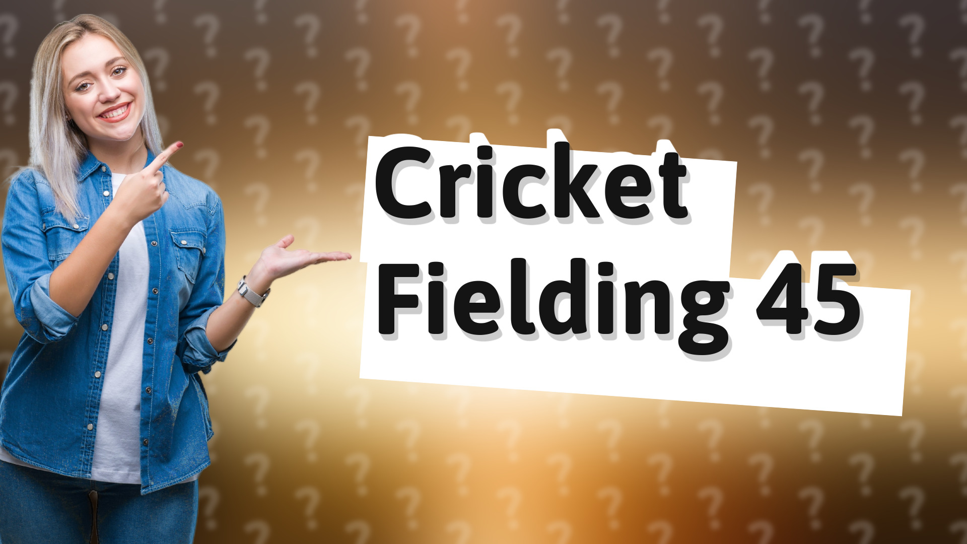 Cricket Fielding 45