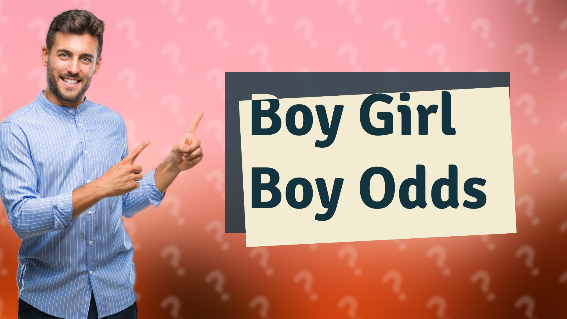 Boy Girl Boy Odds
