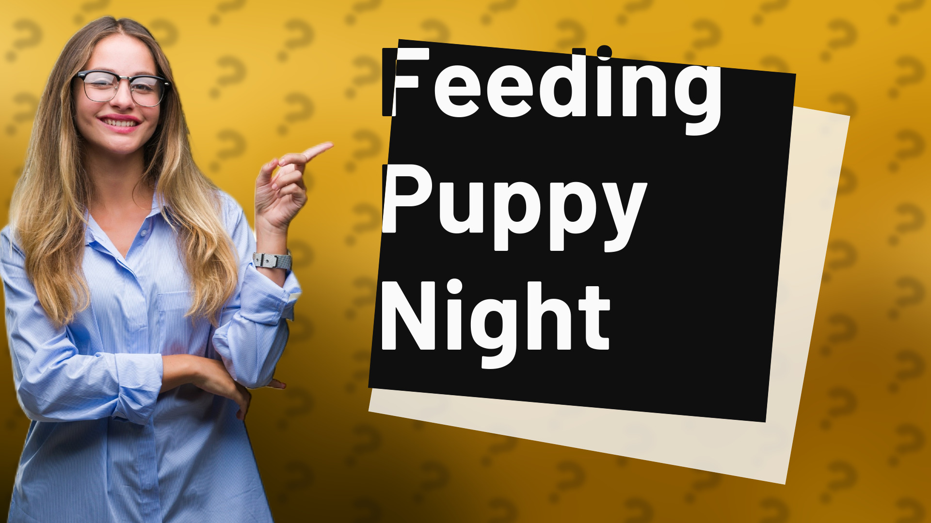 Feeding Puppy Night