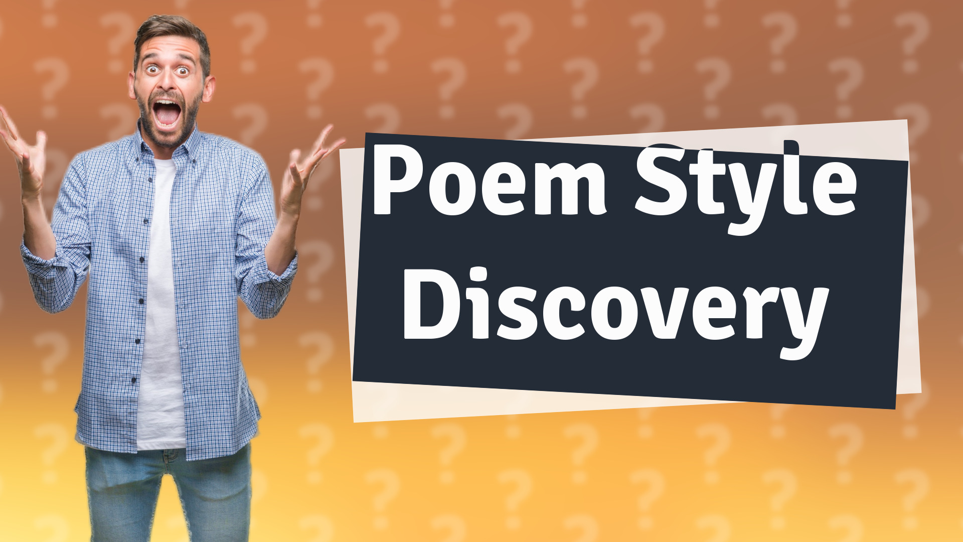 Poem Style Discovery