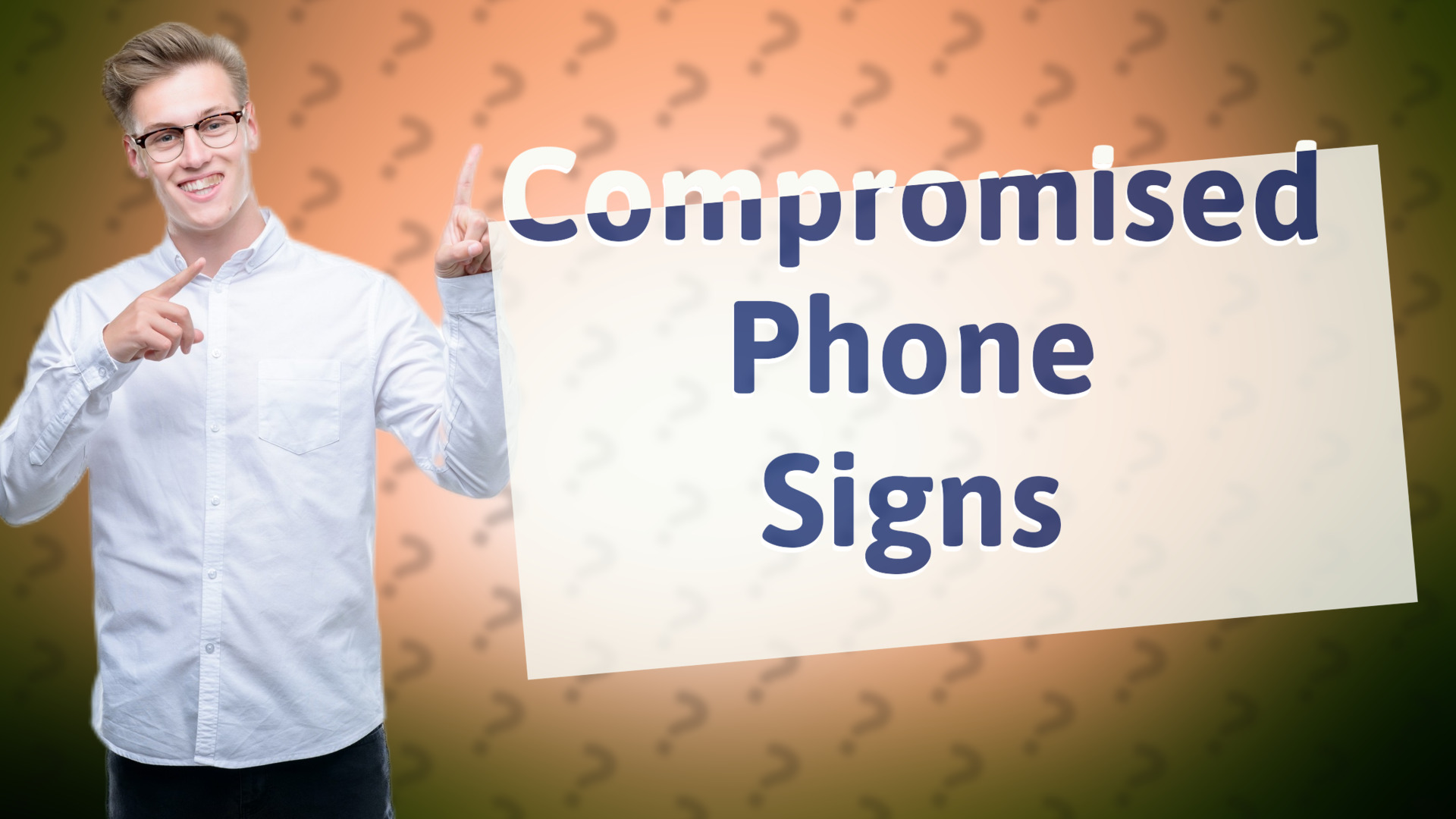 Compromised Phone Signs