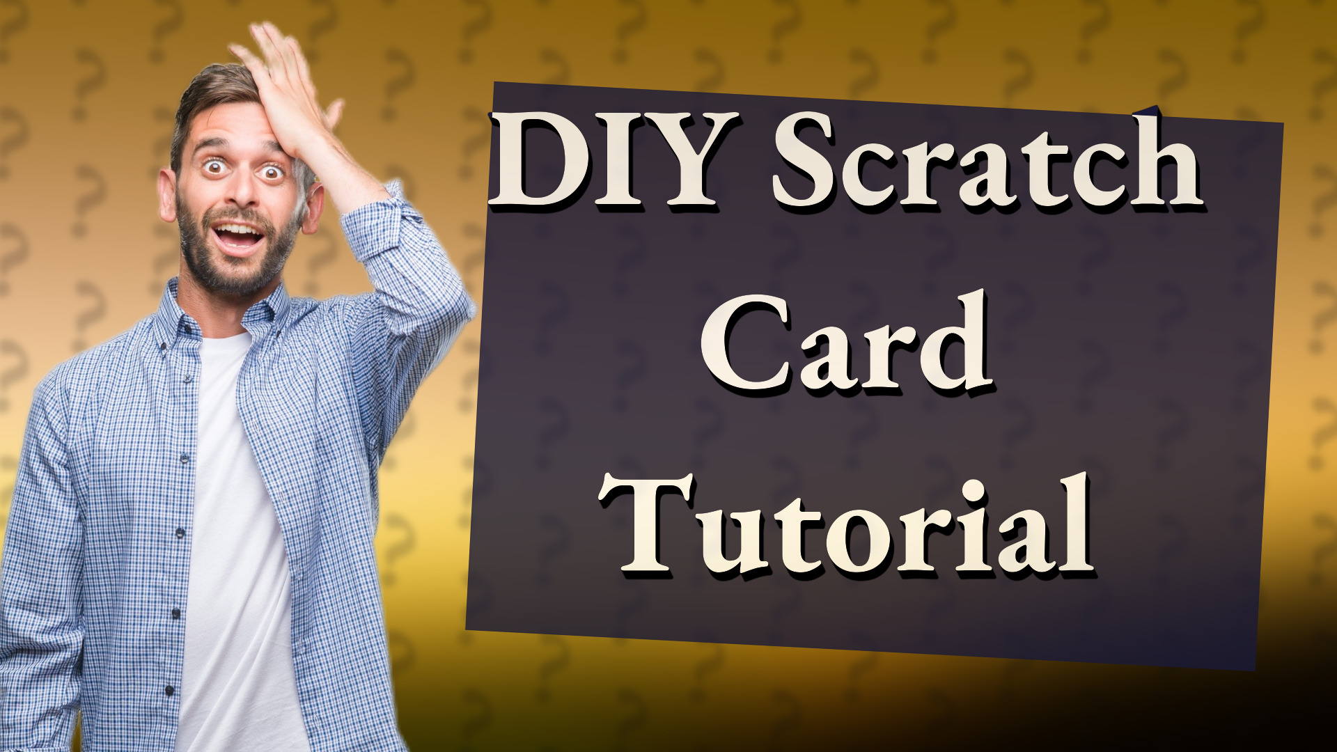 DIY Scratch Card Tutorial