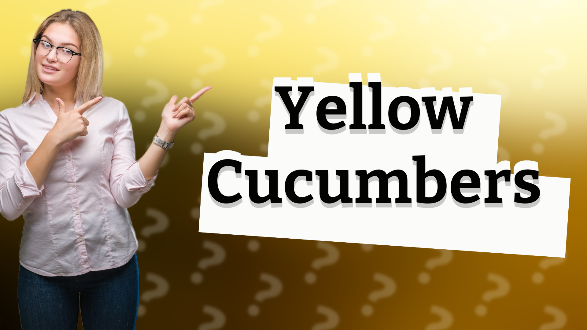 Yellow Cucumbers