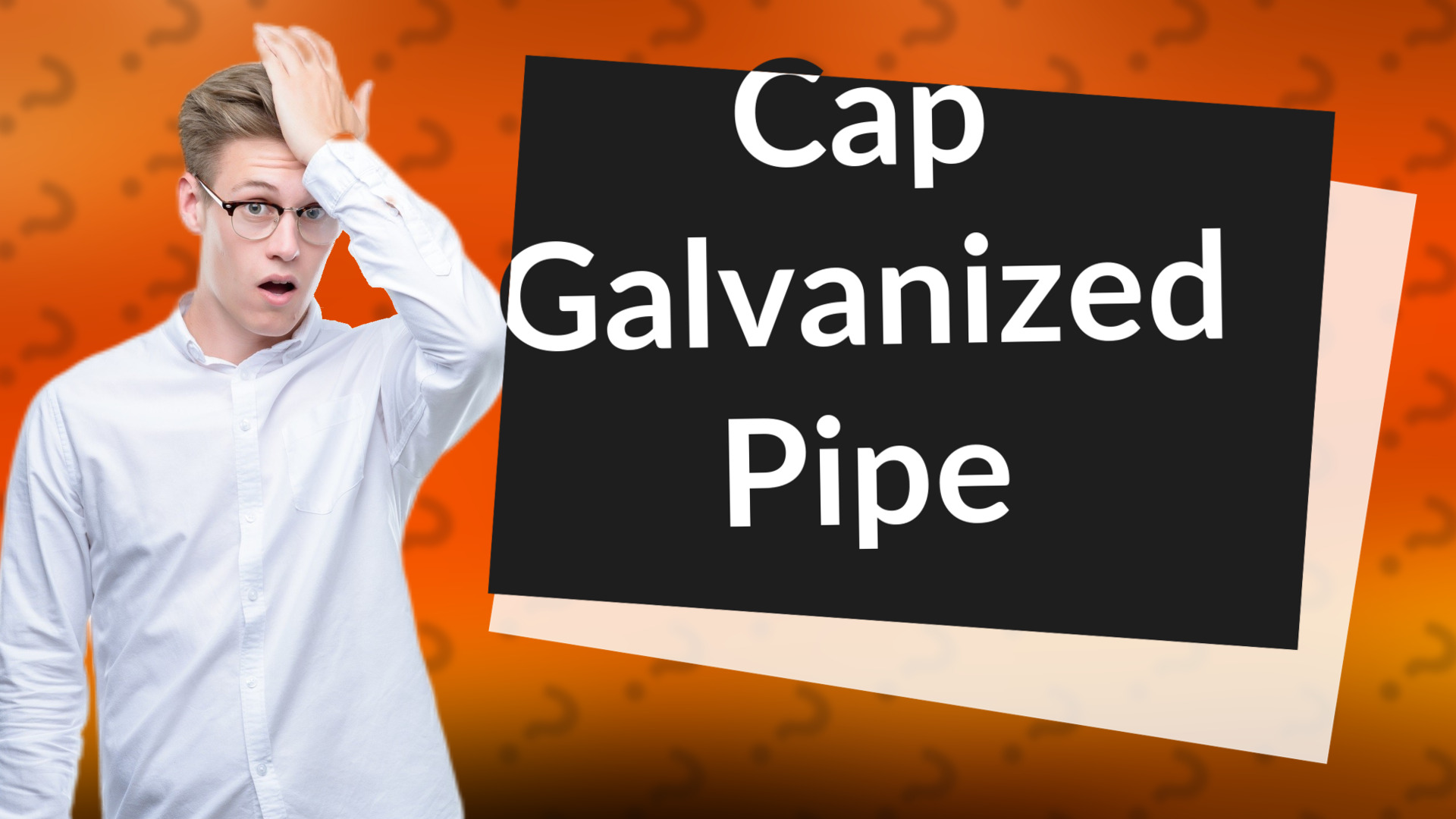 Cap Galvanized Pipe