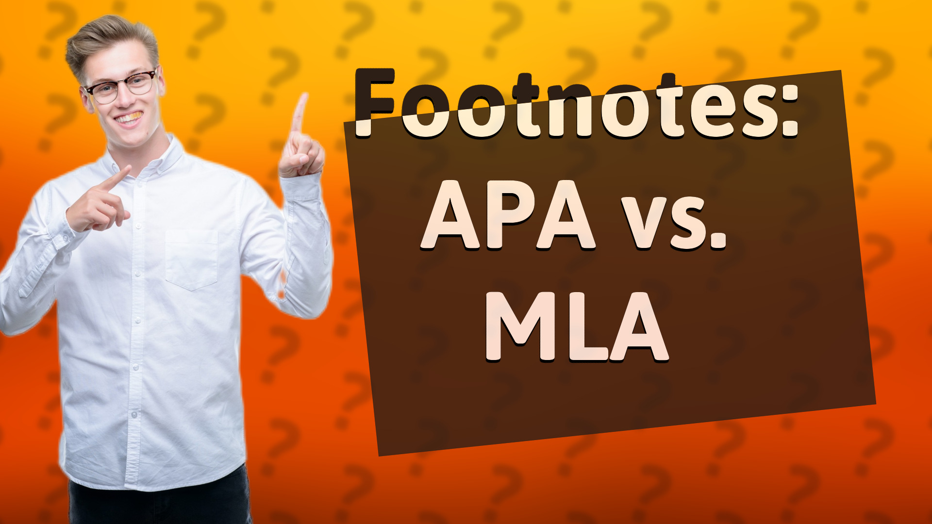 Footnotes: APA vs. MLA