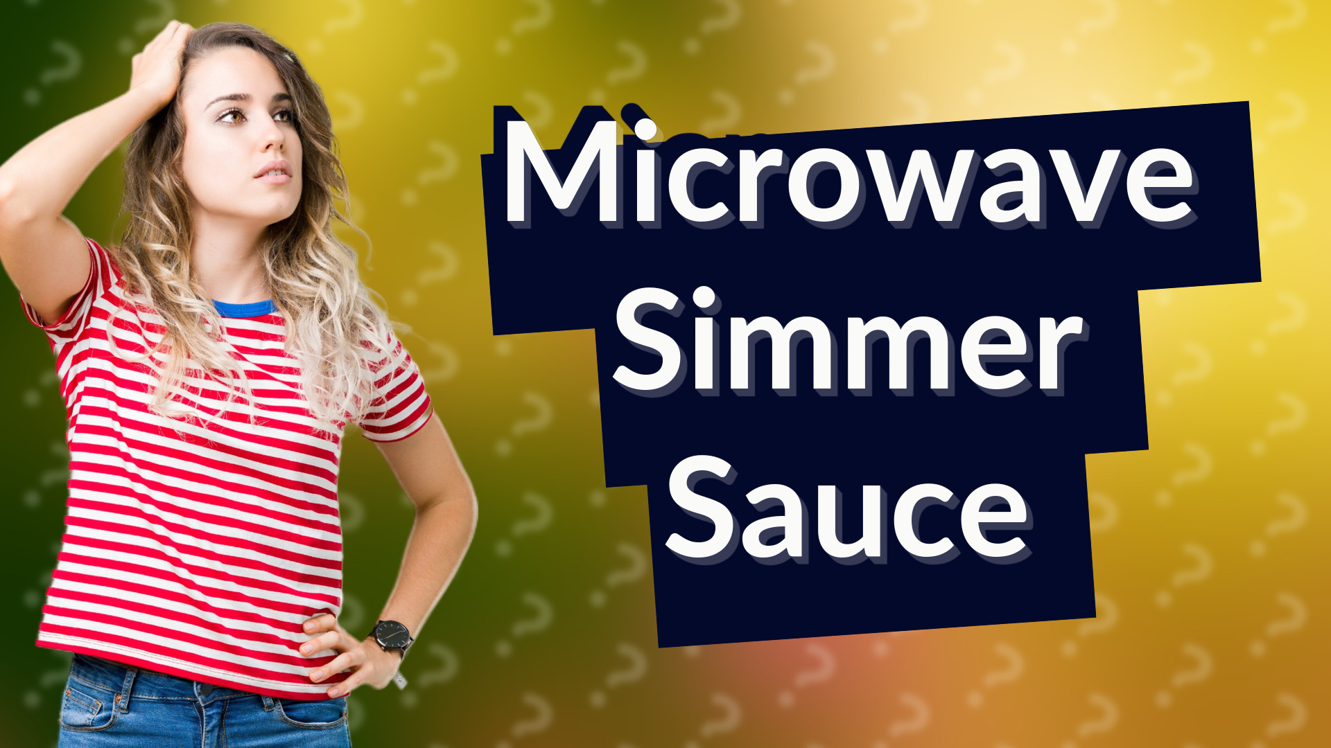 Microwave Simmer Sauce