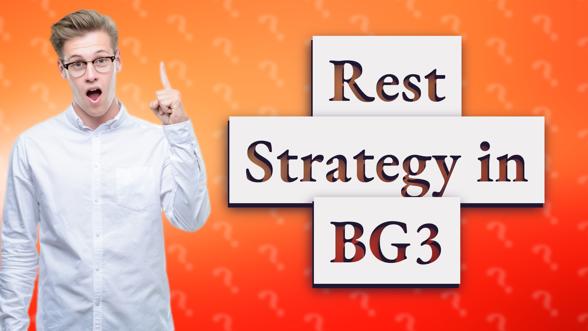 Rest Strategy in BG3