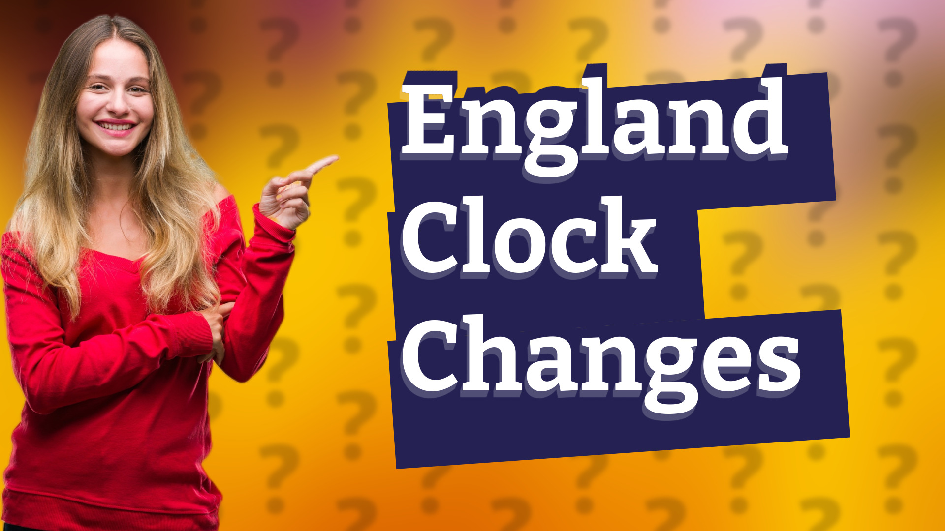England Clock Changes