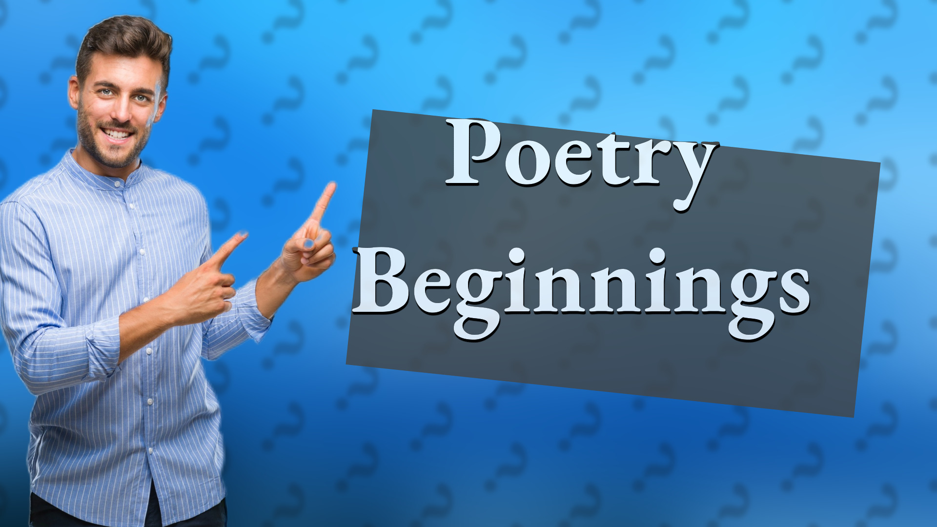 Poetry Beginnings