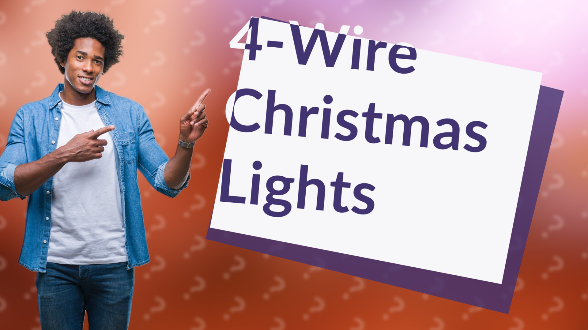 4-Wire Christmas Lights