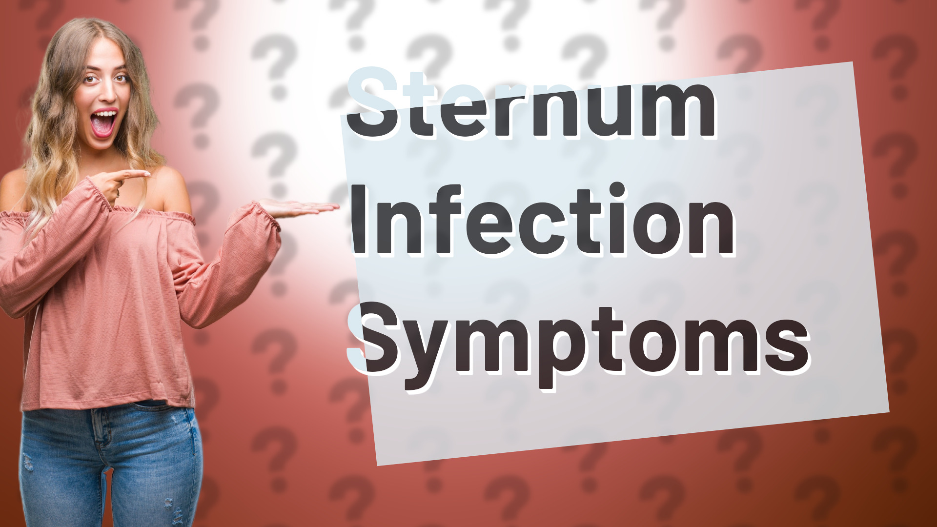 Sternum Infection Symptoms