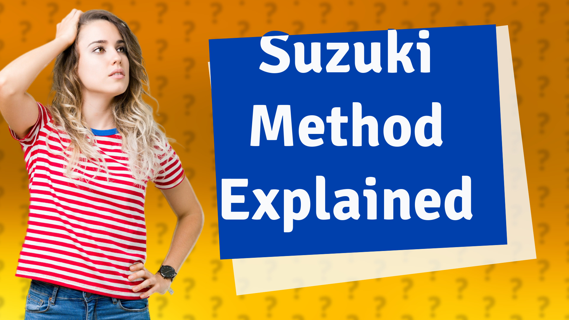 Suzuki Method Explained