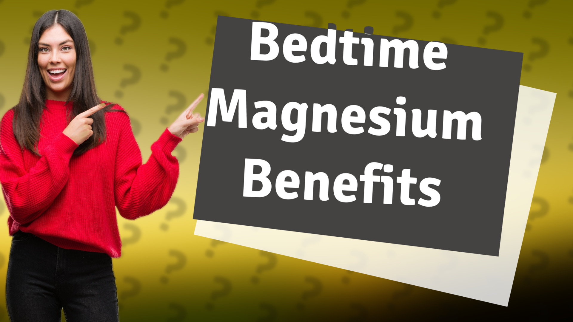 Bedtime Magnesium Benefits