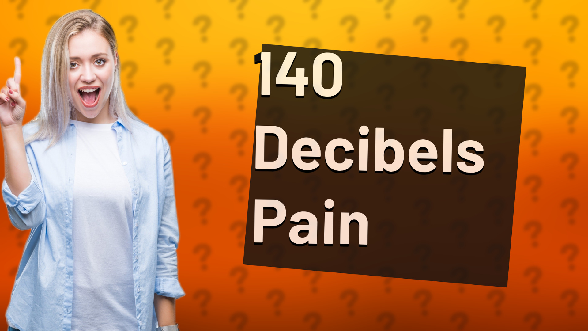 140 Decibels Pain