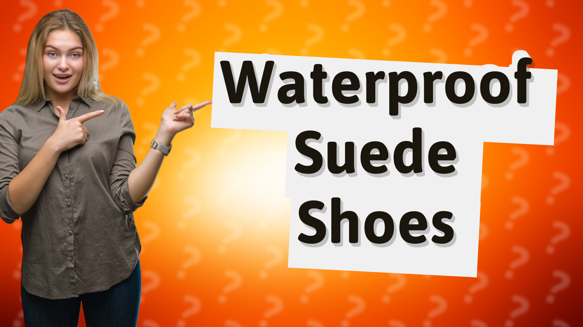 Waterproof Suede Shoes