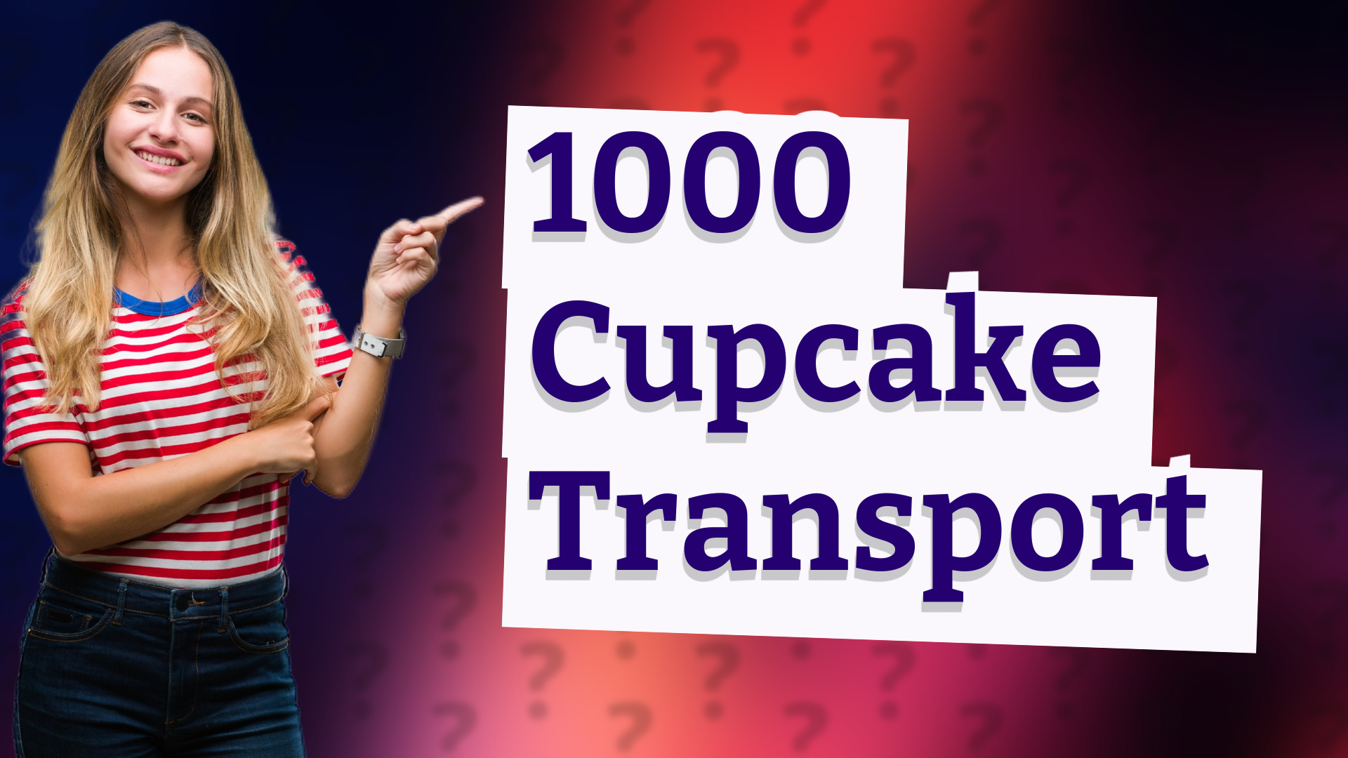 1000 Cupcake Transport