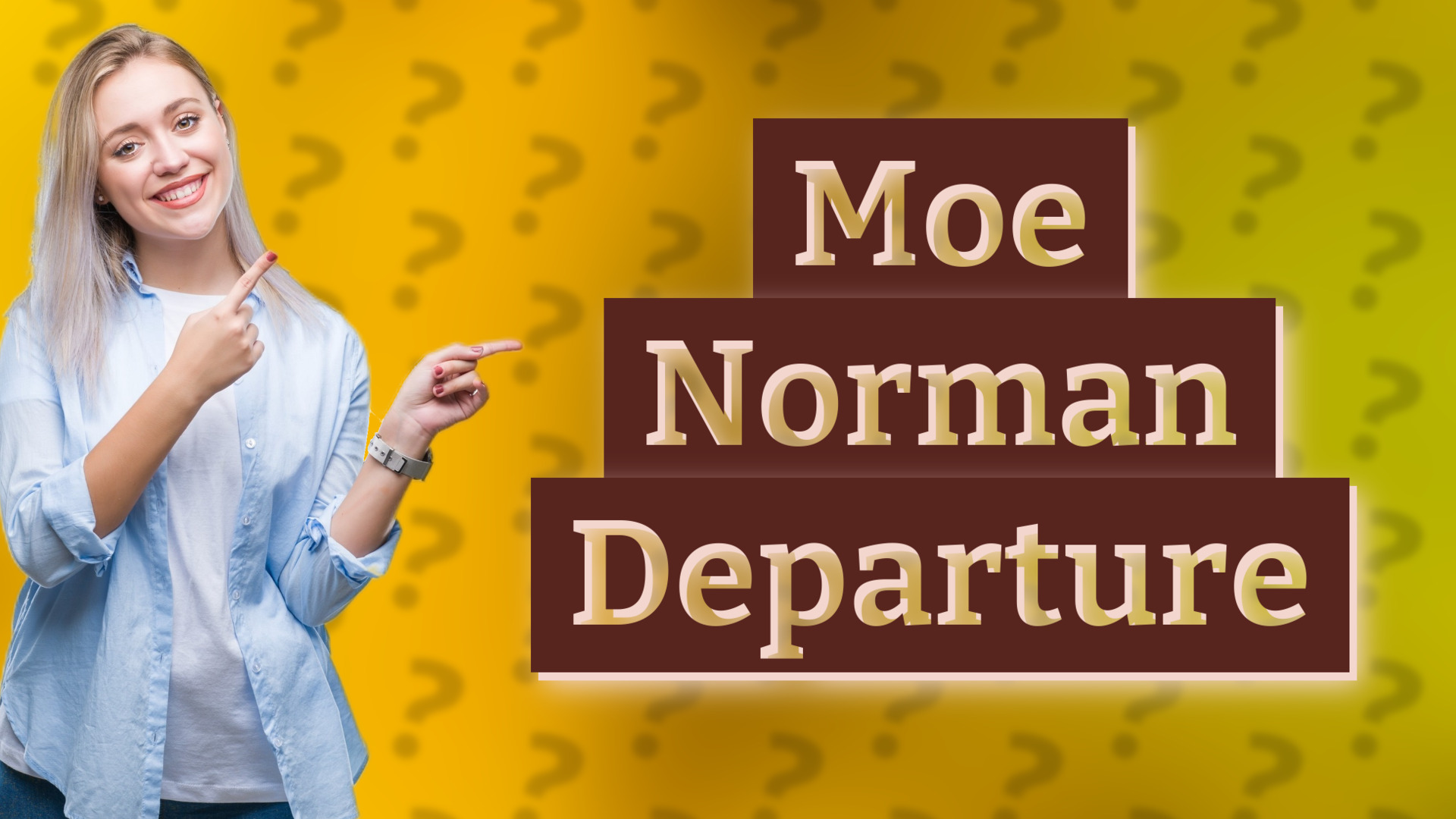 Moe Norman Departure