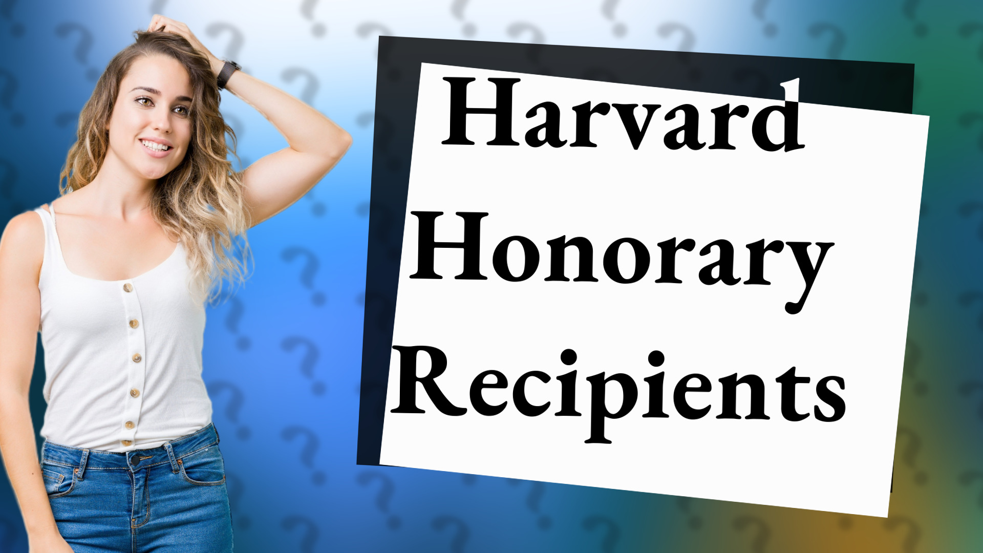 Harvard Honorary Recipients