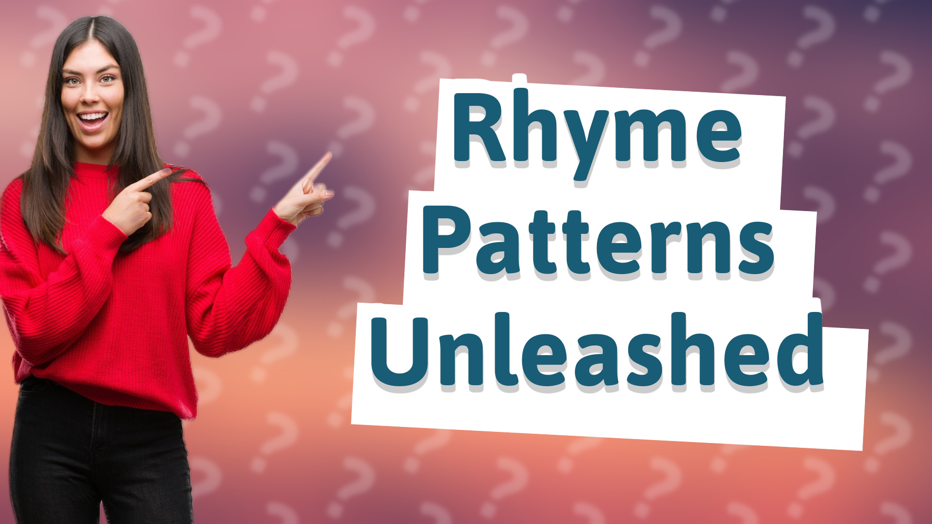 Rhyme Patterns Unleashed