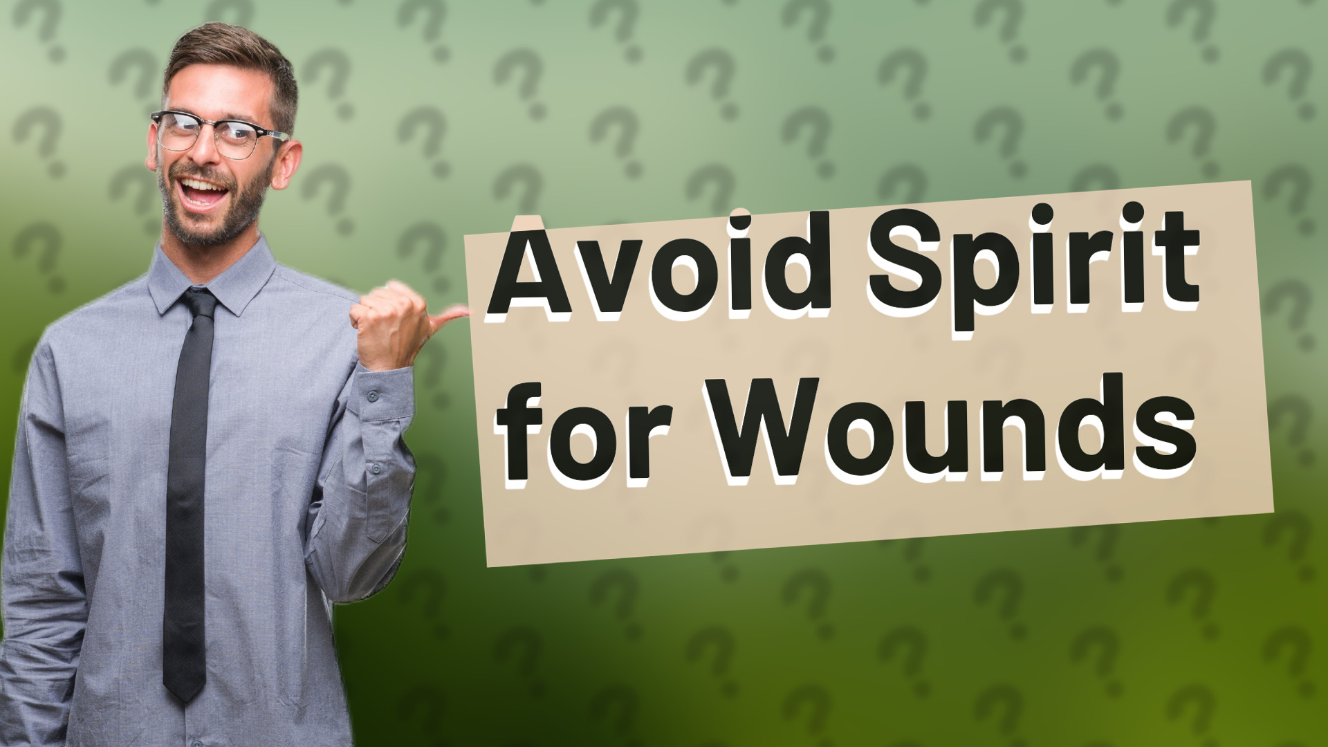 Avoid Spirit for Wounds