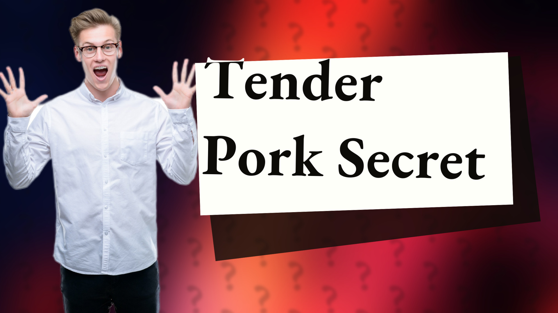 Tender Pork Secret