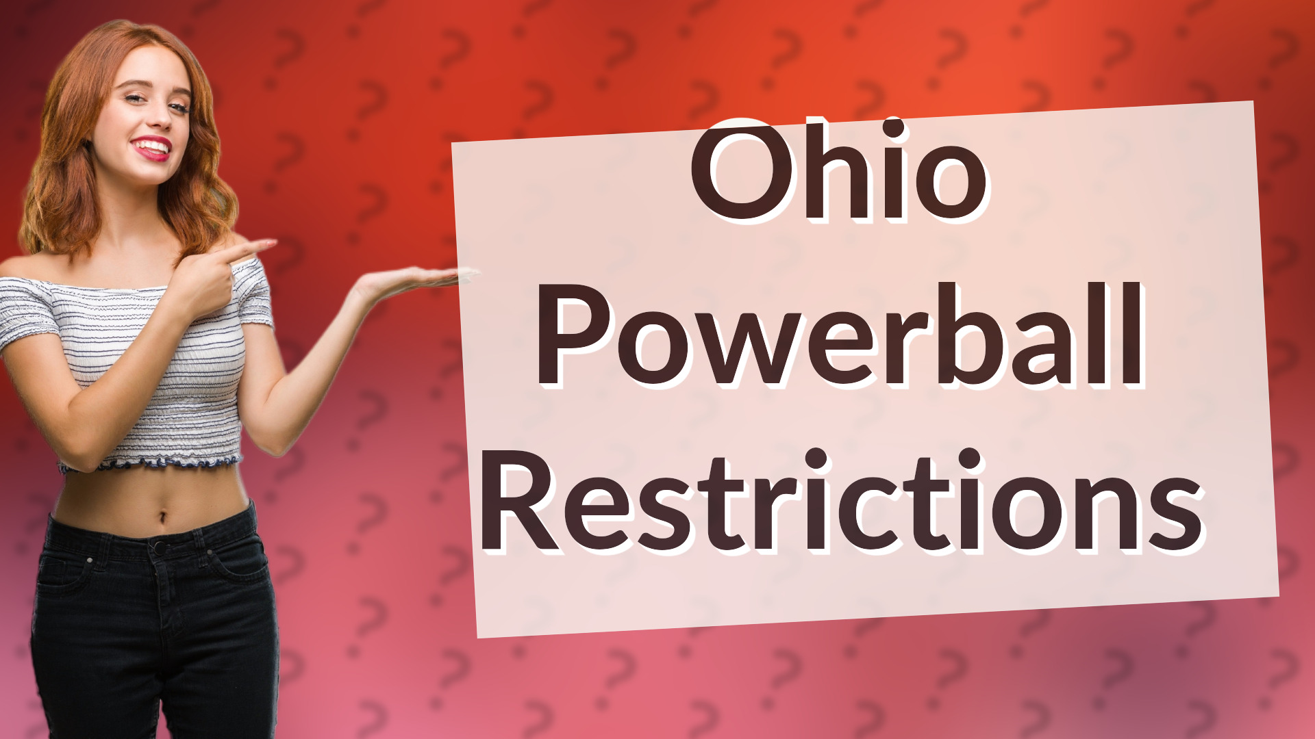 Ohio Powerball Restrictions