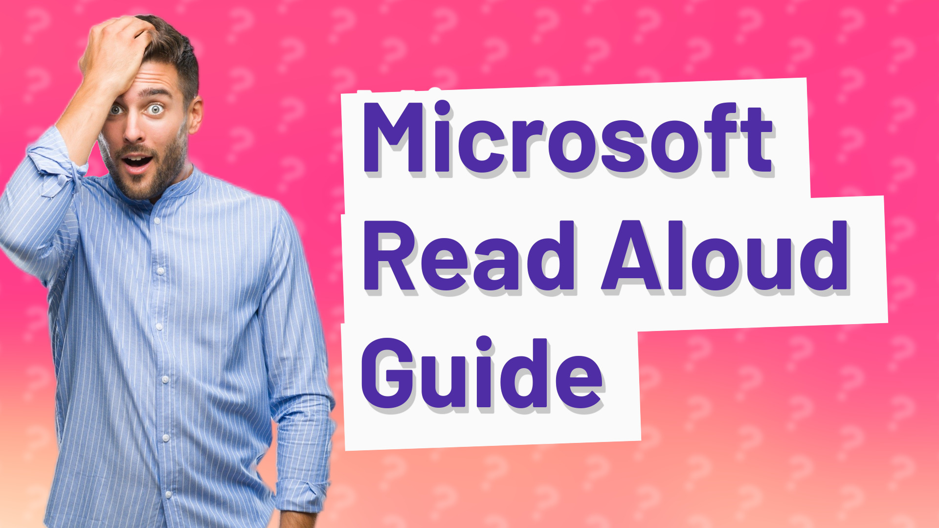 Microsoft Read Aloud Guide