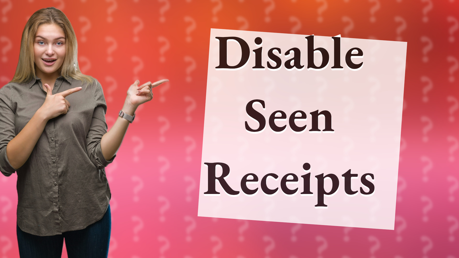 Disable Seen Receipts