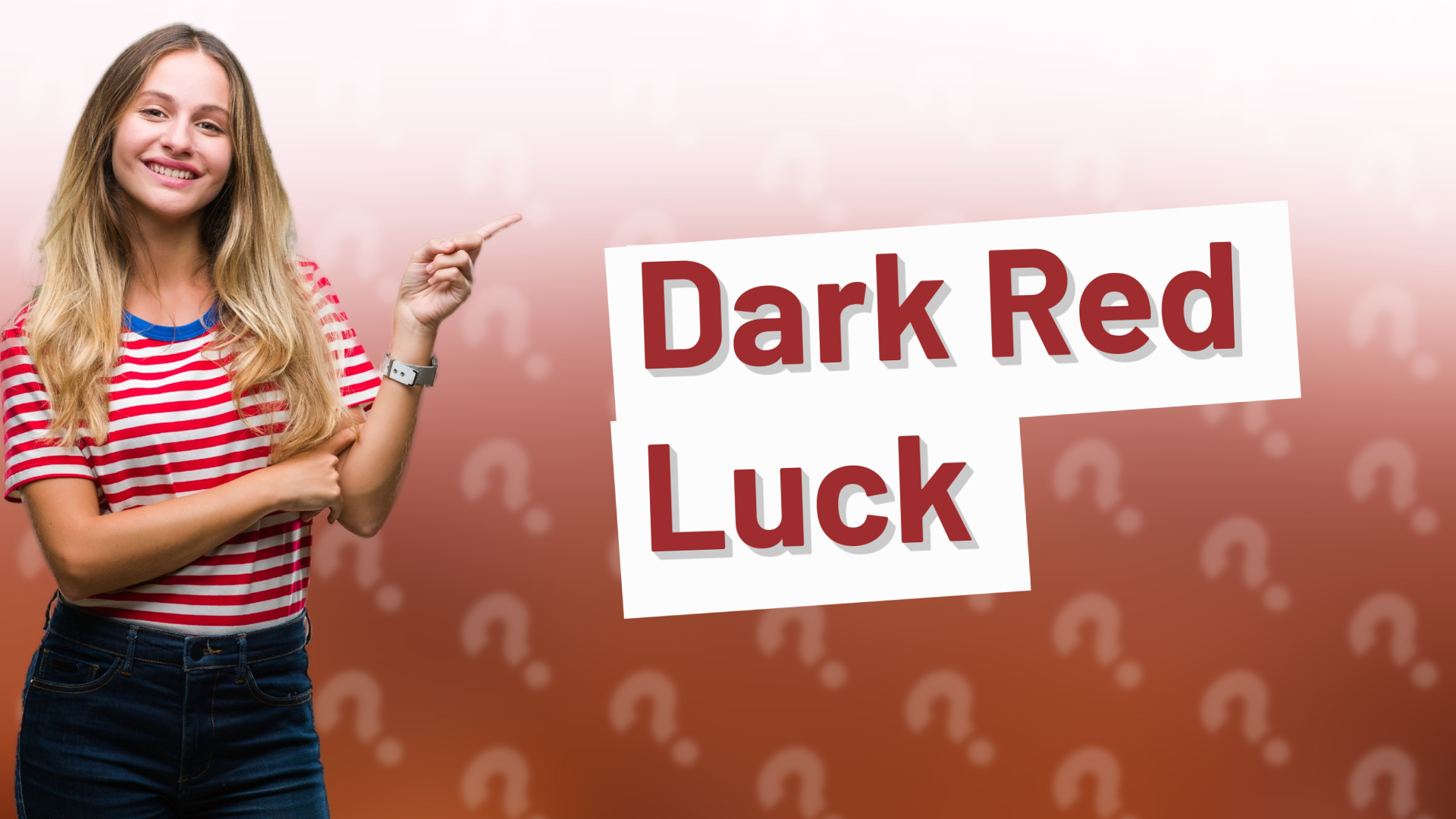 Dark Red Luck