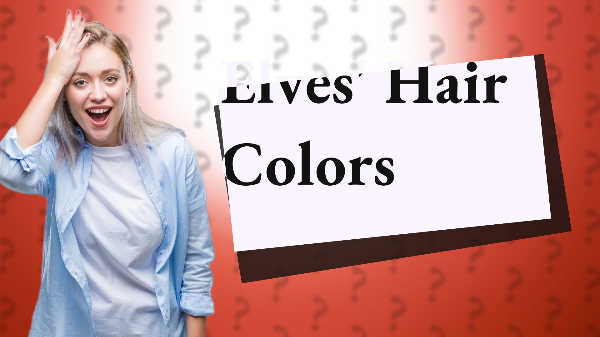 Elves' Hair Colors